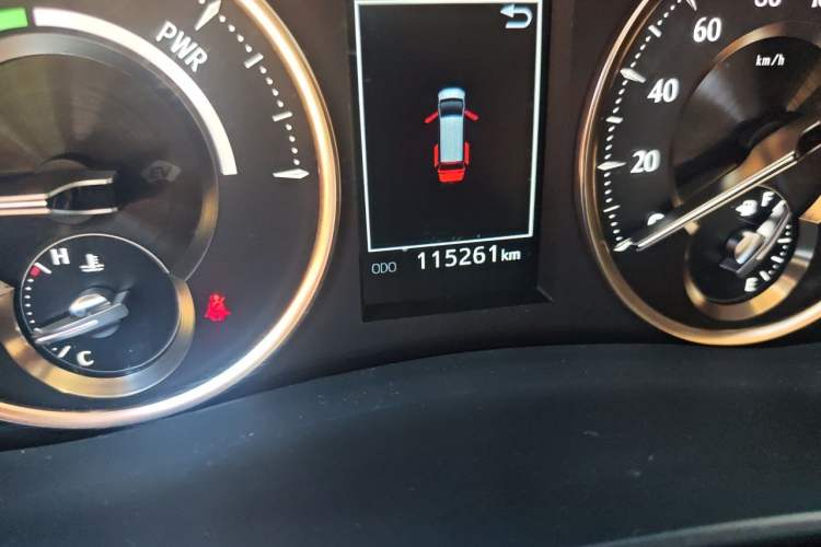 Used Toyota Alphard 2020 Dual-Engine 2.5L Luxury Edition Odometer Close Up