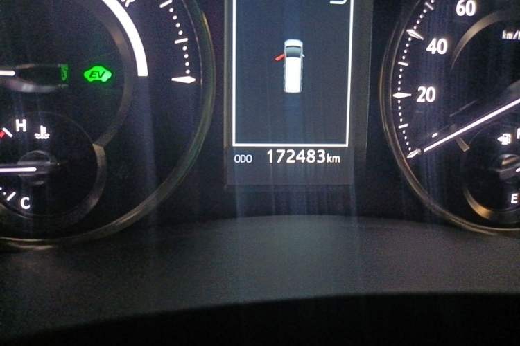 Used Toyota Alphard 2020 Dual-Engine 2.5L Luxury Edition Odometer Close Up