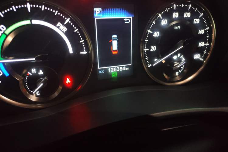 Used Toyota Alphard 2020 Dual-Engine 2.5L Prestige Edition Odometer Close Up