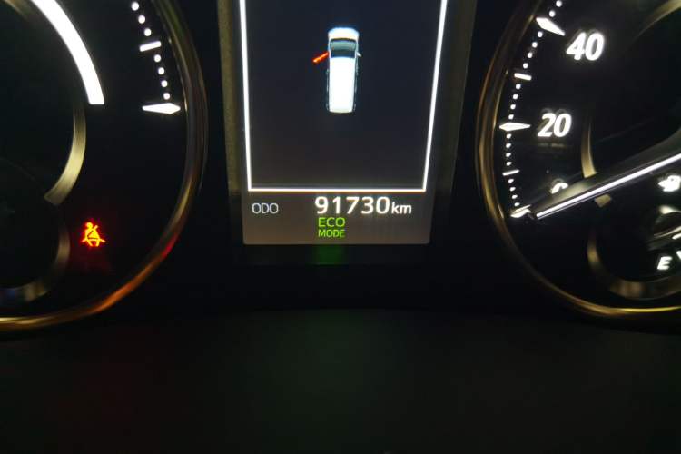 Used Toyota Alphard 2020 Dual-Engine 2.5L Prestige Edition Odometer Close Up