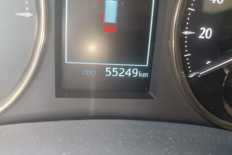 Used Toyota Alphard 2020 Dual-Engine 2.5L Luxury Edition Odometer Close Up
