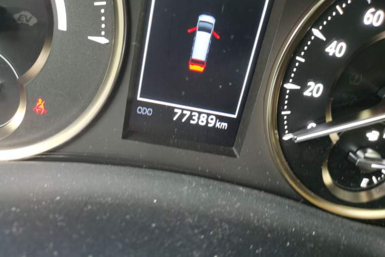 Used Toyota Alphard 2020 Dual-Engine 2.5L Prestige Edition Odometer Close Up