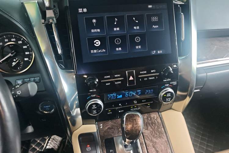 Used Toyota Alphard 2021 Dual-Engine 2.5L Prestige Edition Audio And AC Panel