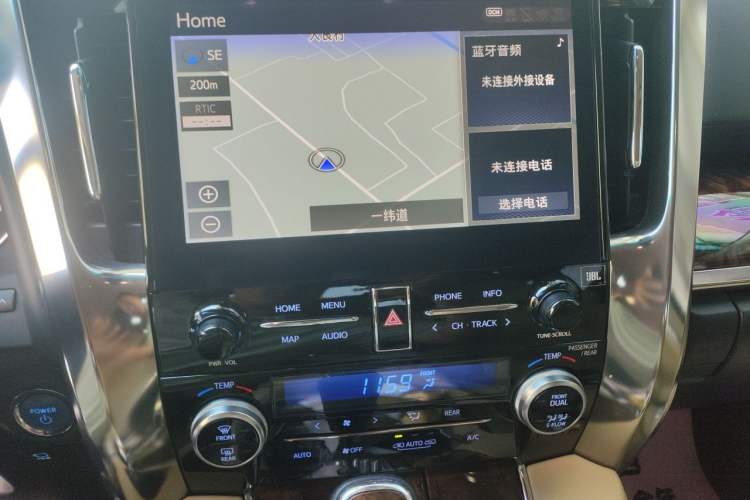 Used Toyota Alphard 2021 Dual-Engine 2.5L Luxury Edition Audio And AC Panel