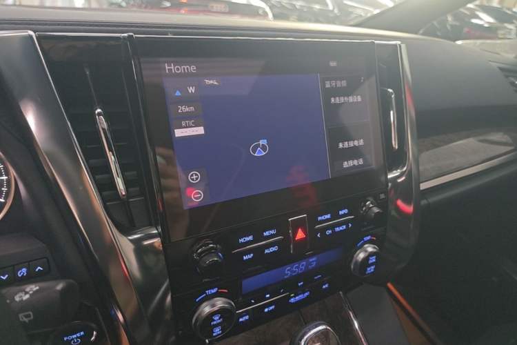 Used Toyota Alphard 2021 Dual-Engine 2.5L Prestige Edition Audio And AC Panel