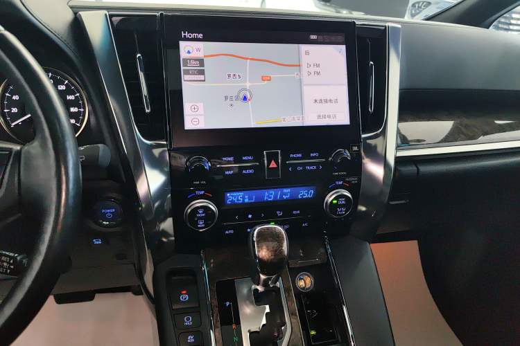Used Toyota Alphard 2021 Dual-Motor 2.5L Premium Edition Audio And AC Panel