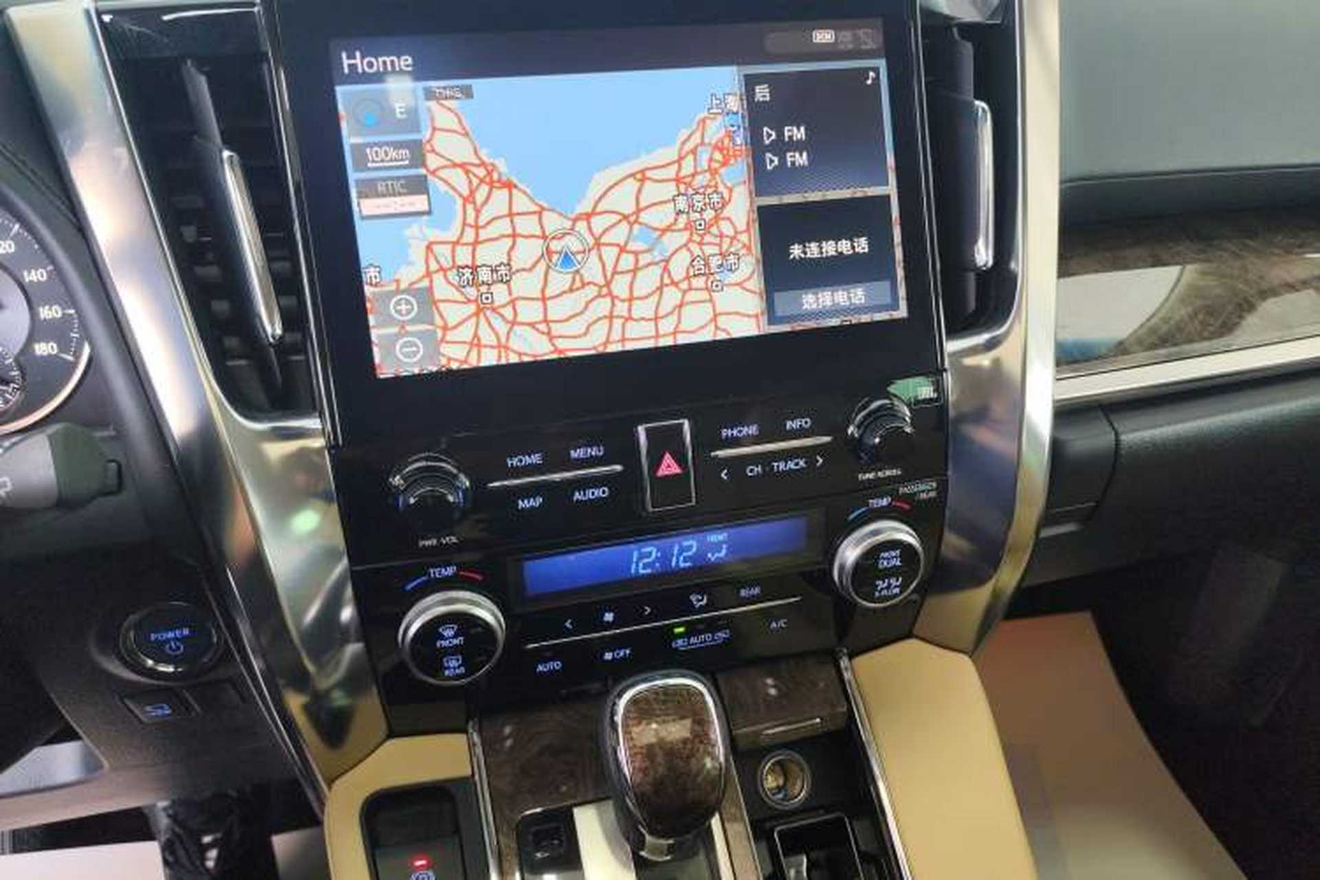 Used Toyota Alphard 2021 Dual-Motor 2.5L Premium Edition Audio And AC Panel