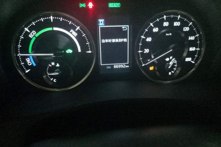 Used Toyota Alphard 2021 Dual-Engine 2.5L Prestige Edition Odometer Close Up