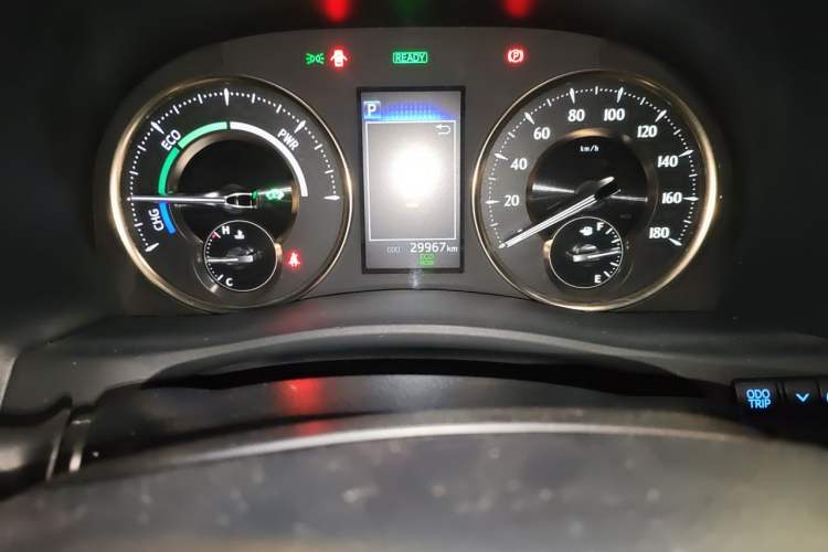 Used Toyota Alphard 2021 Dual-Motor 2.5L Premium Edition Odometer Close Up