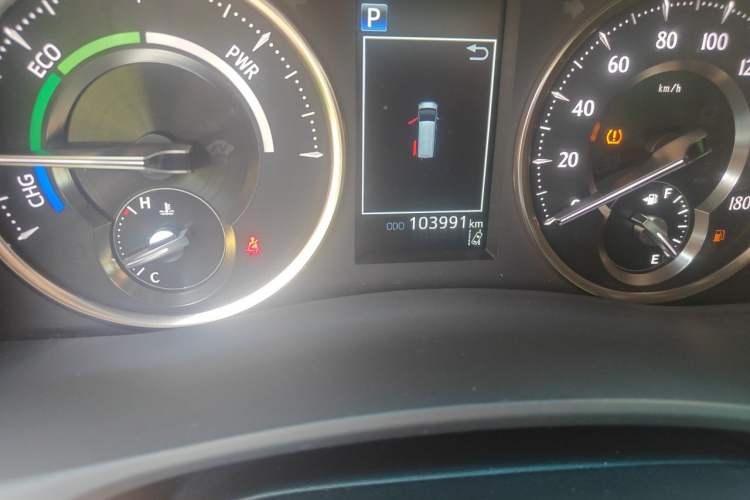 Used Toyota Alphard 2021 Dual-Engine 2.5L Prestige Edition Odometer Close Up