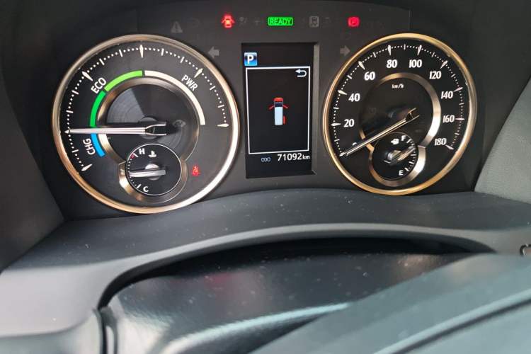 Used Toyota Alphard 2021 Dual-Engine 2.5L Prestige Edition Odometer Close Up