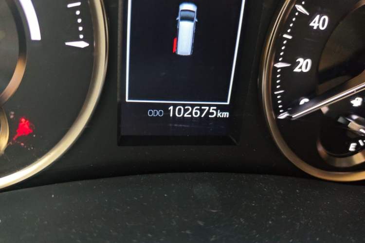 Used Toyota Alphard 2021 Dual-Motor 2.5L Premium Edition Odometer Close Up