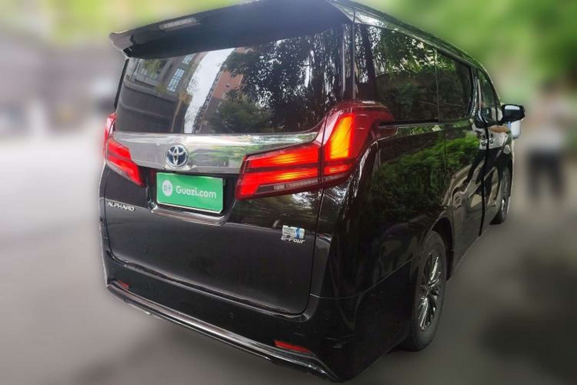 Used Toyota Alphard 2021 Dual-Engine 2.5L Luxury Edition Rear Right 45 Deg