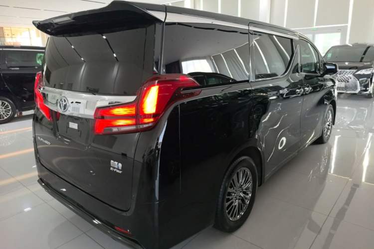 Used Toyota Alphard 2021 Dual-Engine 2.5L Luxury Edition Rear Right 45 Deg