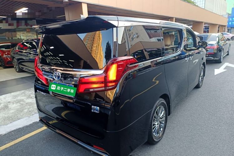 Used Toyota Alphard 2021 Dual-Engine 2.5L Luxury Edition Rear Right 45 Deg