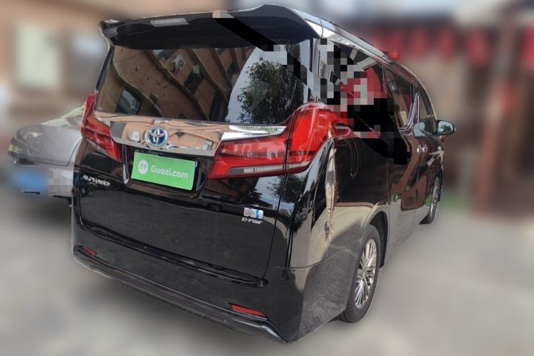 Used Toyota Alphard 2021 Dual-Engine 2.5L Luxury Edition Rear Right 45 Deg