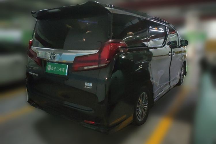 Used Toyota Alphard 2021 Dual-Engine 2.5L Luxury Edition Rear Right 45 Deg