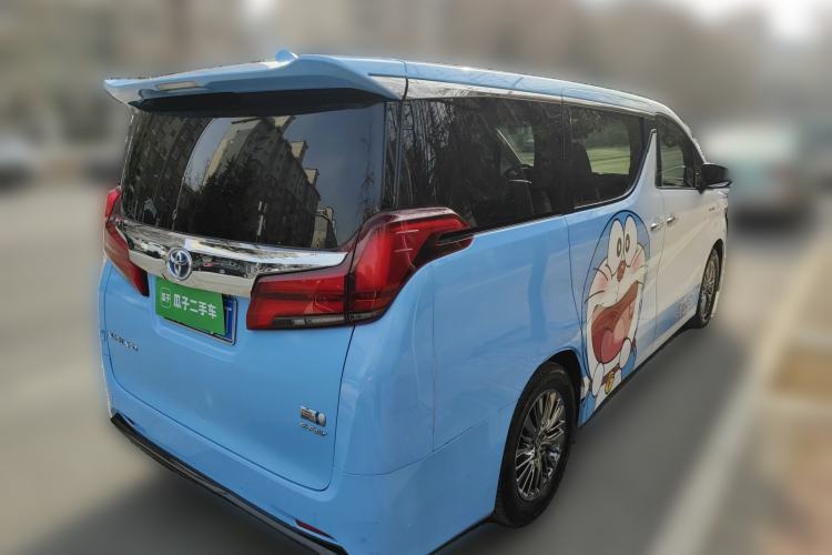 Used Toyota Alphard 2021 Dual-Engine 2.5L Luxury Edition Rear Right 45 Deg