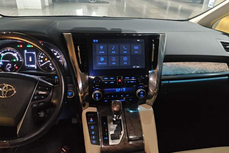 Used Toyota Alphard 2021 Dual-Motor 2.5L Premium Edition Audio And AC Panel