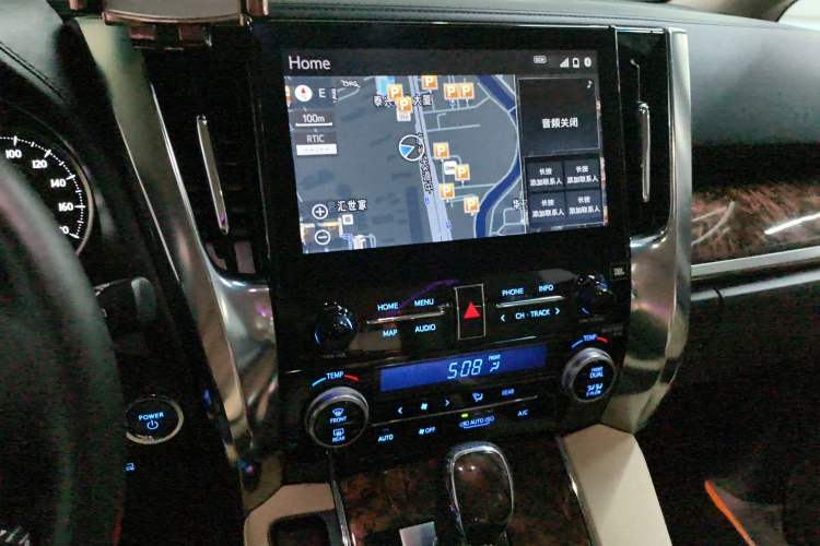 Used Toyota Alphard 2021 Dual-Engine 2.5L Luxury Edition Audio And AC Panel