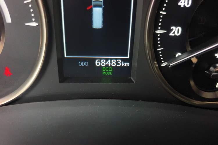 Used Toyota Alphard 2021 Dual-Motor 2.5L Premium Edition Odometer Close Up