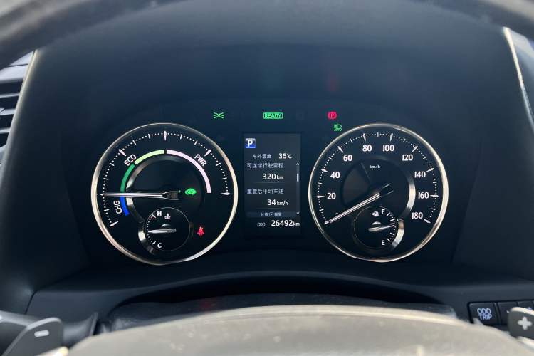 Used Toyota Alphard 2021 Dual-Engine 2.5L Prestige Edition Odometer Close Up