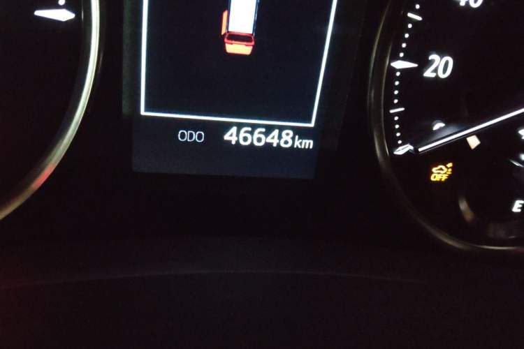 Used Toyota Alphard 2021 Dual-Motor 2.5L Premium Edition Odometer Close Up