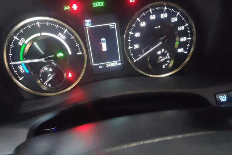 Used Toyota Alphard 2021 Dual-Motor 2.5L Premium Edition Odometer Close Up