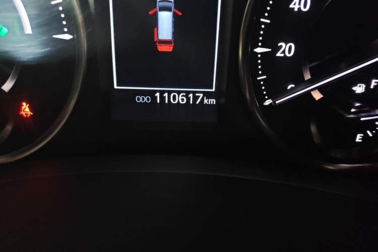 Used Toyota Alphard 2021 Dual-Motor 2.5L Premium Edition Odometer Close Up