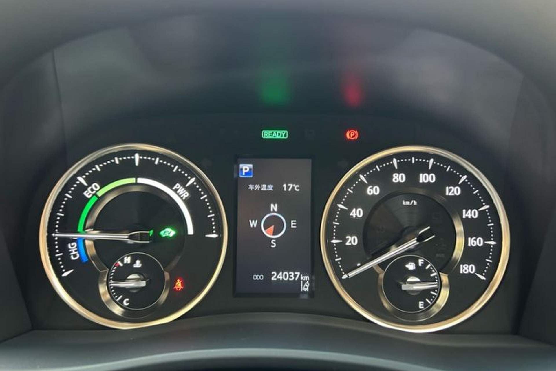 Used Toyota Alphard 2021 Dual-Motor 2.5L Premium Edition Odometer Close Up