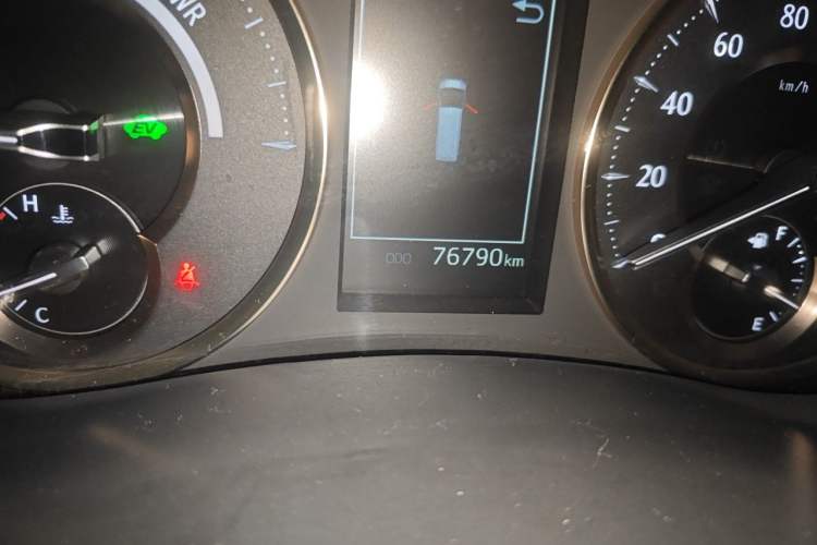 Used Toyota Alphard 2021 Dual-Engine 2.5L Prestige Edition Odometer Close Up