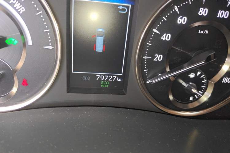 Used Toyota Alphard 2021 Dual-Engine 2.5L Luxury Edition Odometer Close Up