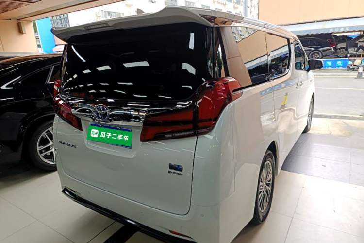 Used Toyota Alphard 2021 Dual-Engine 2.5L Luxury Edition Rear Right 45 Deg