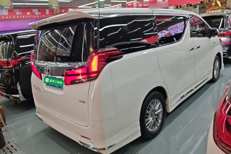 Used Toyota Alphard 2021 Dual-Engine 2.5L Luxury Edition Rear Right 45 Deg