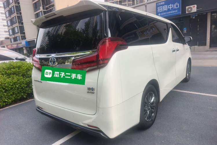 Used Toyota Alphard 2021 Dual-Engine 2.5L Luxury Edition Rear Right 45 Deg