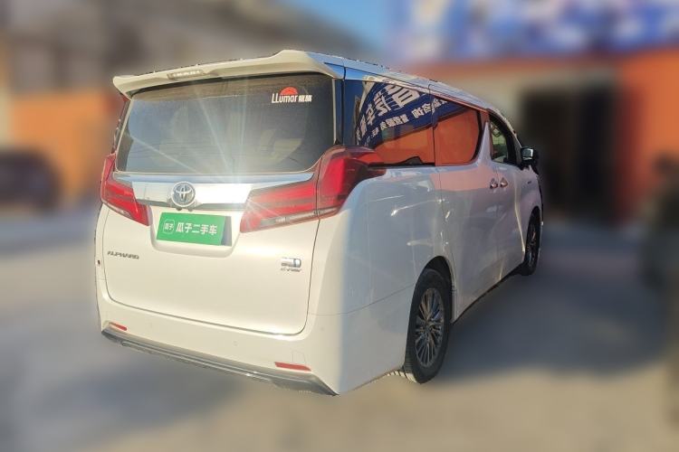Used Toyota Alphard 2021 Dual-Engine 2.5L Luxury Edition Rear Right 45 Deg