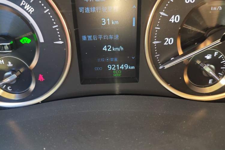 Used Toyota Alphard 2023 Dual-Motor 2.5L Premium Golden Edition Odometer Close Up