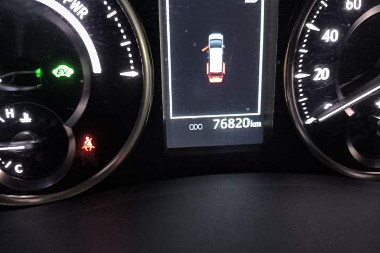 Used Toyota Alphard 2024 Dual-Engine 2.5L Prestige Edition Odometer Close Up