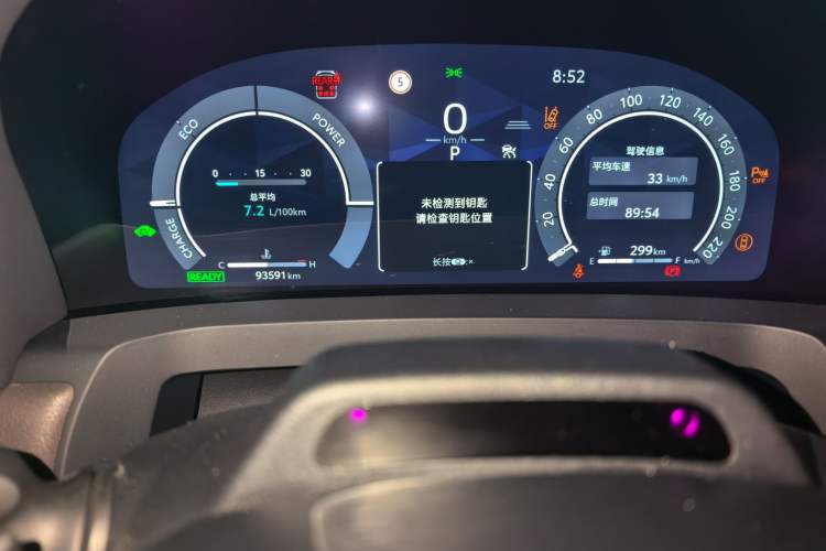 Used Toyota Alphard 2024 Dual-Engine 2.5L Prestige Edition Odometer Close Up