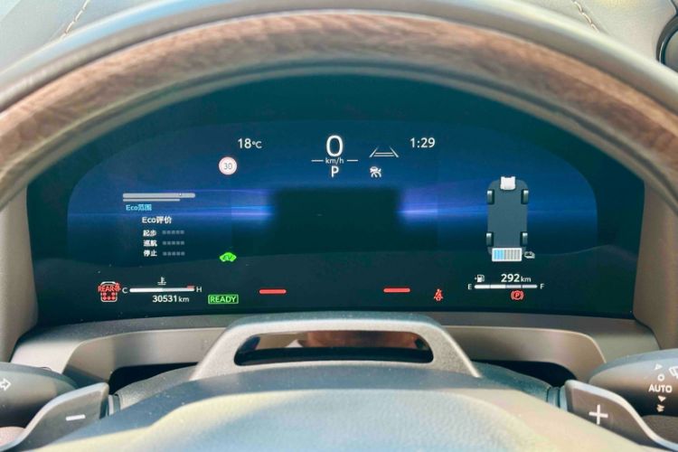 Used Toyota Alphard 2024 Dual-Engine 2.5L Prestige Edition Odometer Close Up