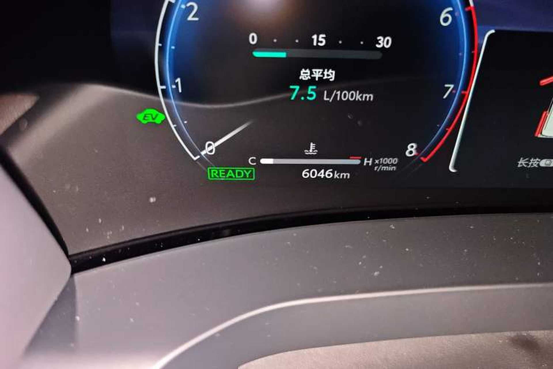 Used Toyota Alphard 2024 Dual-Engine 2.5L Prestige Edition Odometer Close Up