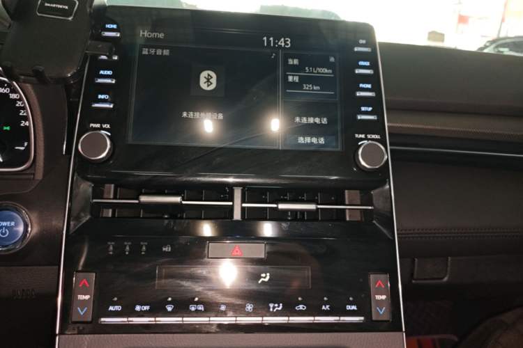 Used Toyota Avalon 2019 Dual-Engine 2.5L Luxury Edition China VI Standard Audio And AC Panel