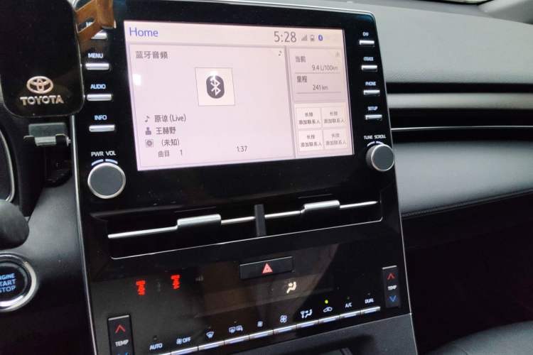 Used Toyota Avalon 2019 2.0L XLE Premium Edition China VI Audio And AC Panel