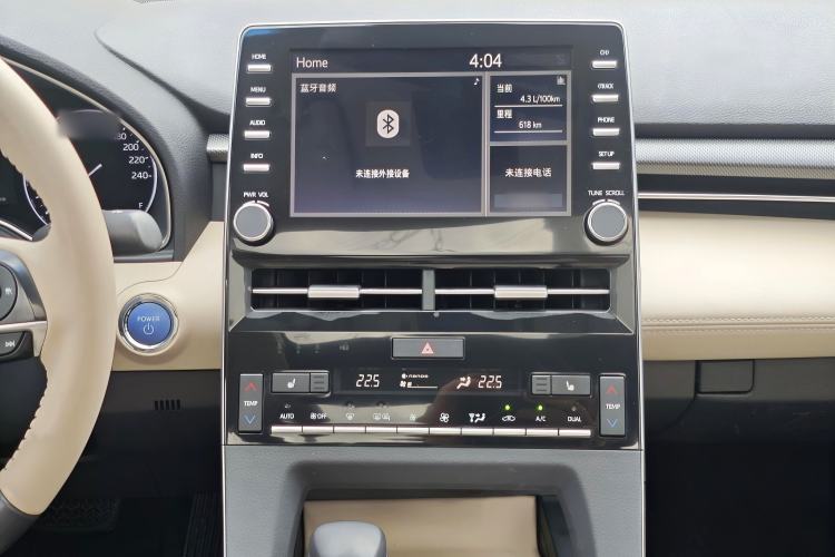 Used Toyota Avalon 2019 Dual-Engine 2.5L XLE Prestige Version China VI Standard Audio And AC Panel