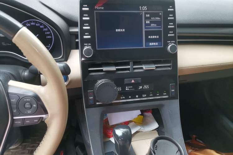 Used Toyota Avalon 2019 Dual-Engine 2.5L Luxury Edition China V Standard Audio And AC Panel