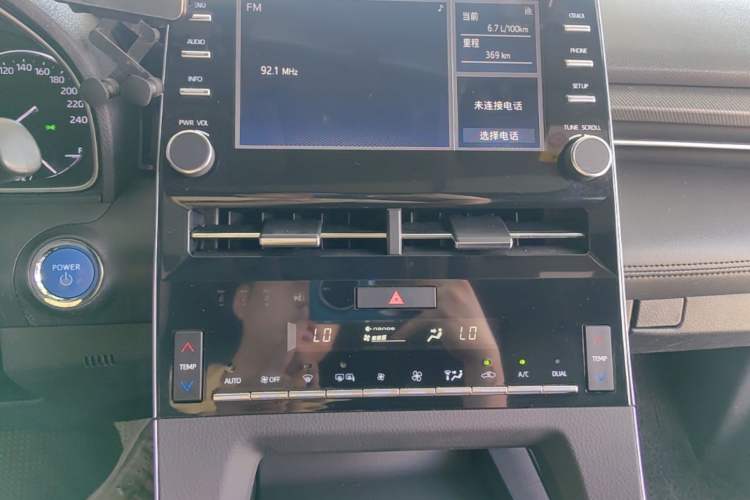 Used Toyota Avalon 2019 Dual-Engine 2.5L Luxury Edition China VI Standard Audio And AC Panel
