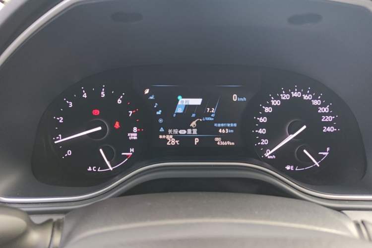 Used Toyota Avalon 2019 2.0L Ambition Edition China VI Instrument Cluster