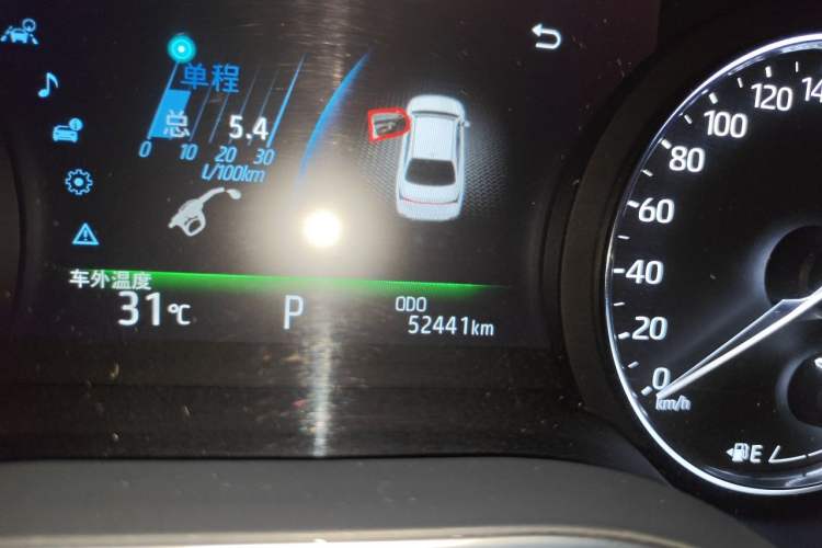 Used Toyota Avalon 2019 Dual-Engine 2.5L Limited Flagship Edition China VI Standard Odometer Close Up