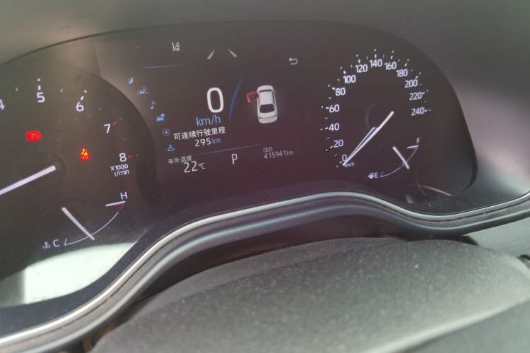 Used Toyota Avalon 2019 2.0L Ambition Edition China VI Odometer Close Up
