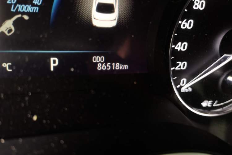 Used Toyota Avalon 2019 2.5L Touring Premium Version China VI Standard Odometer Close Up